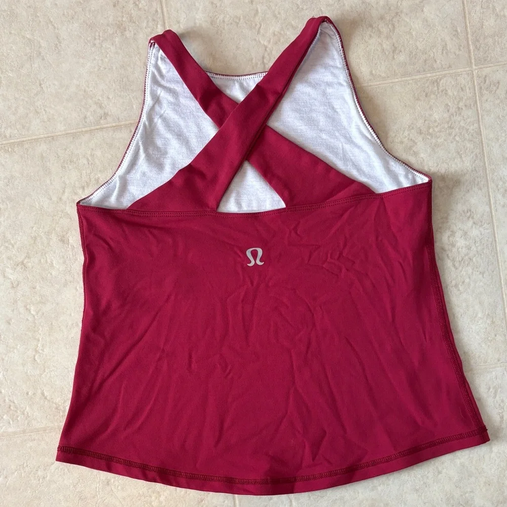 Lululemon Athletica Raspberry Red Tank Top - Picture 2 of 3